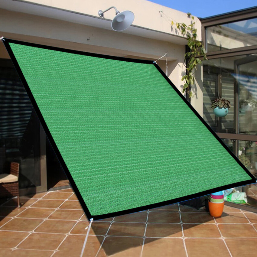 3x4m Anti-UV Green Sun Shading Net Outdoor Sunshade Net Garden Shelter Canopy Succulent Plant Gazebo Balcony Shade Netting Cloth
