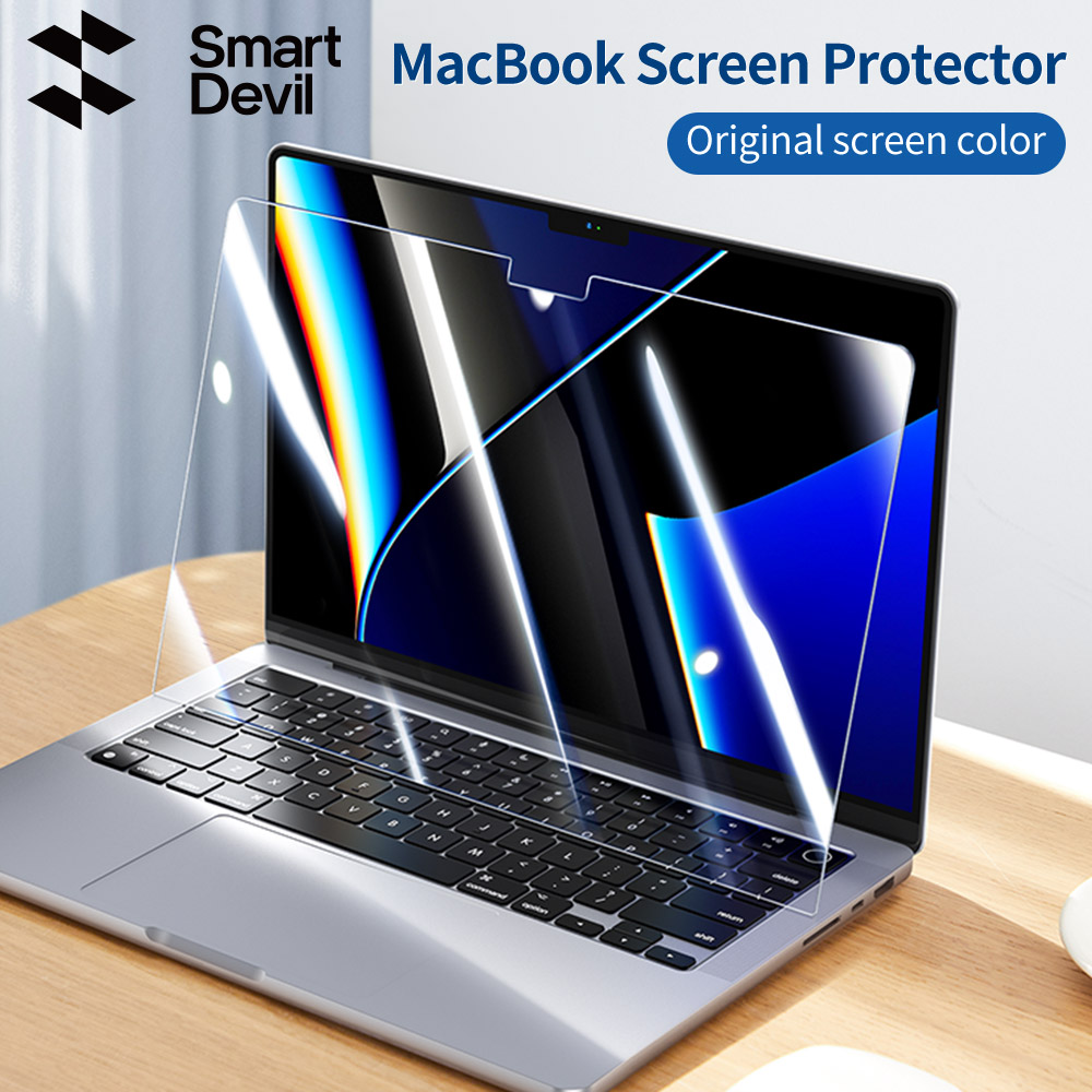 Smartdevil tempered glass film for macbook air m2 15.3inch 13.6 inch macbook air m1 a2337 macbook pro m2 14 inch a2779 a2681 macbook pro m2 a2338 a2780 a2485 a2442 a2179 a2251 a2289 a2159 13.3 inch macbook pro 14.2 inch 16.2 inch macbook screen protector