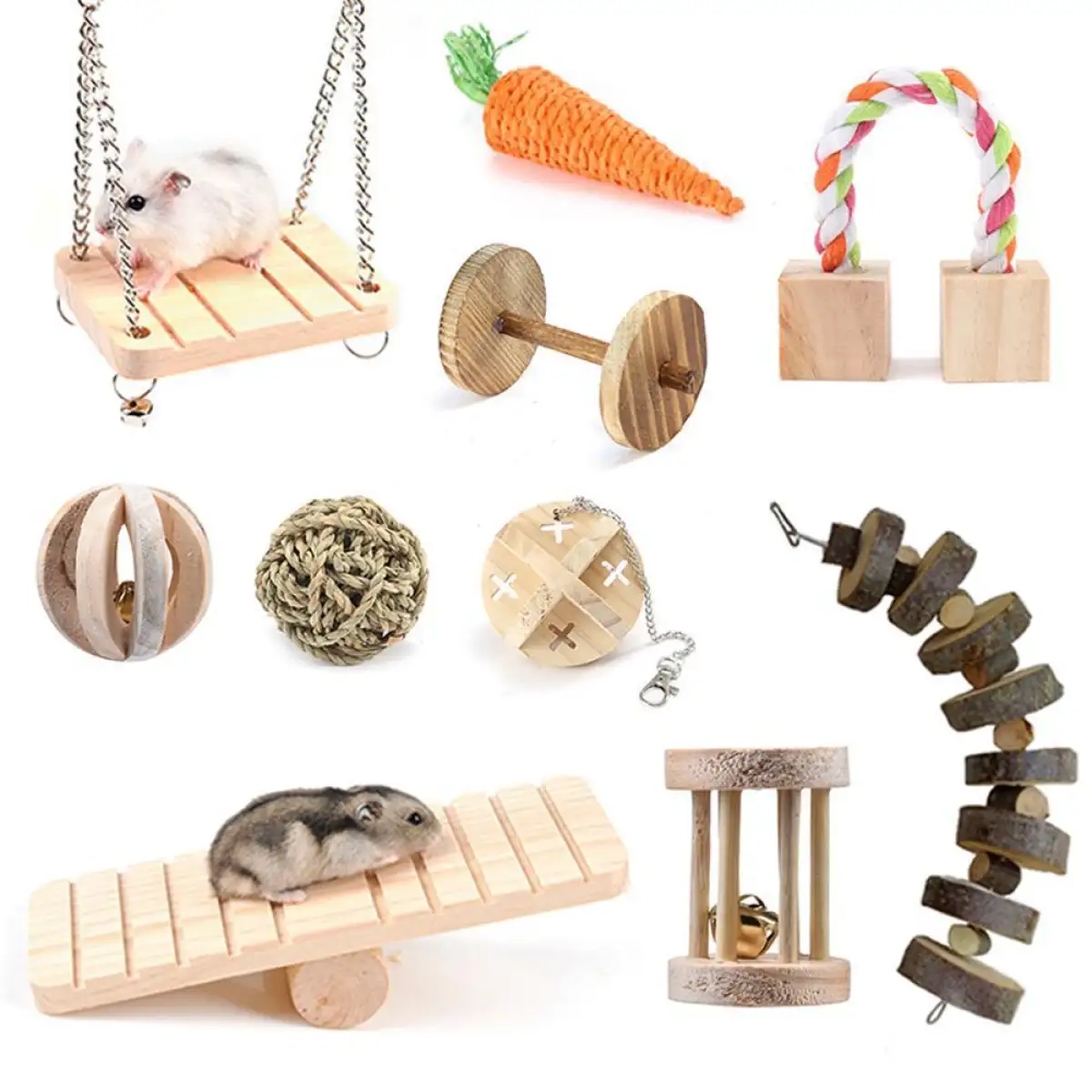 how to clean wooden hamster toys