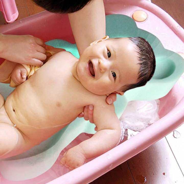 baby bath sponge support