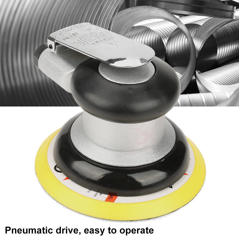 AT-780 5 /4  Air Random Orbital Sander Round Polisher Pneumatic Hand Sanding Tool