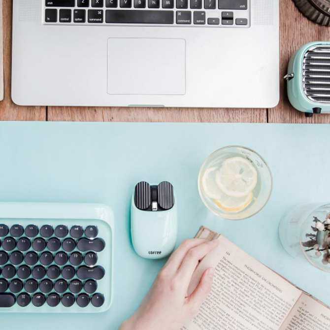 Xiaomi Mijia Lofree BT chuột không dây 2.4G BT chế độ kép kết nối cử chỉ trò chơi máy tính văn phòng chuột cho Windows