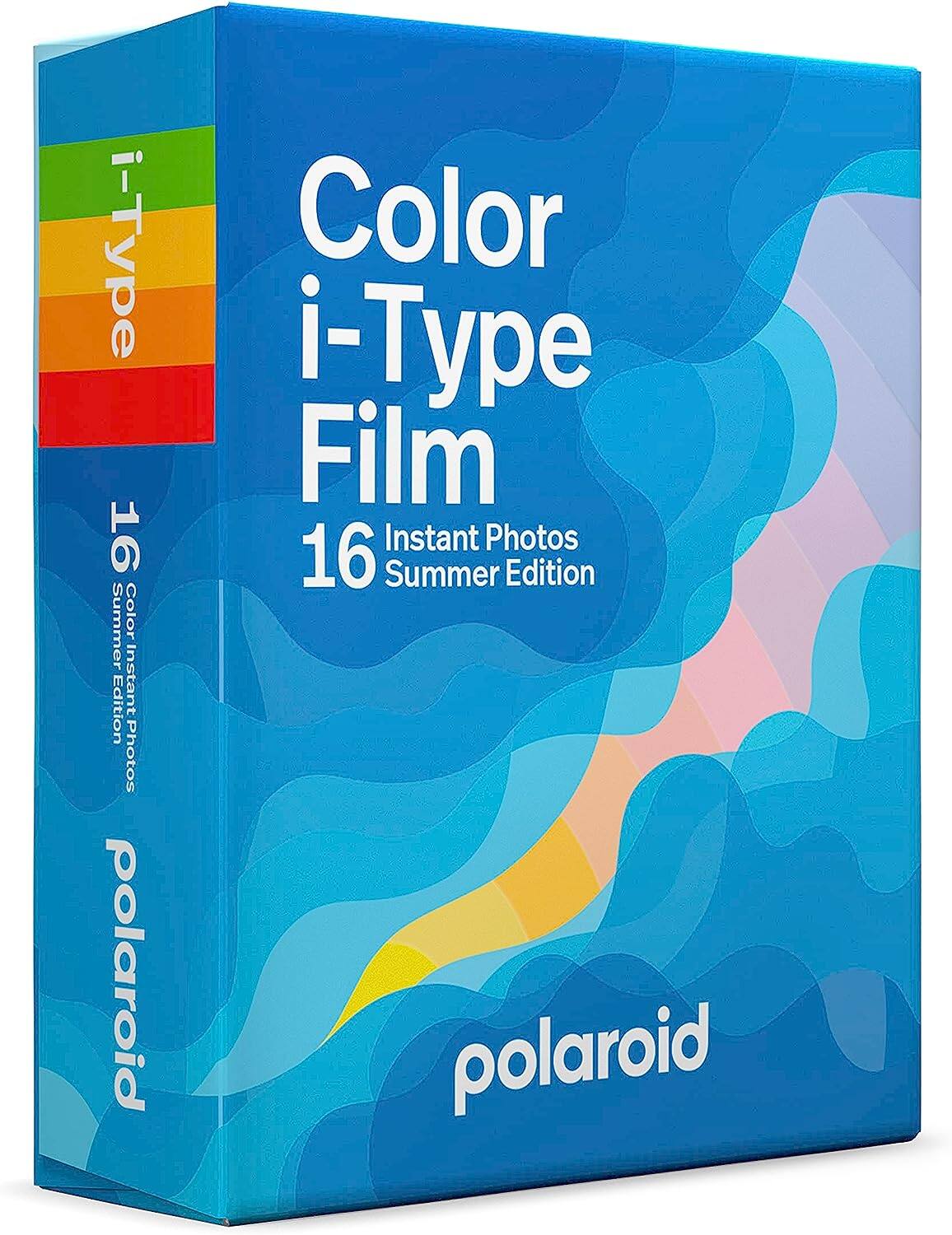 Polaroid Color i-Type Film Double Pack - Summer Edition Retinex Edition Round  Frame - Double Pack (16 Photos)