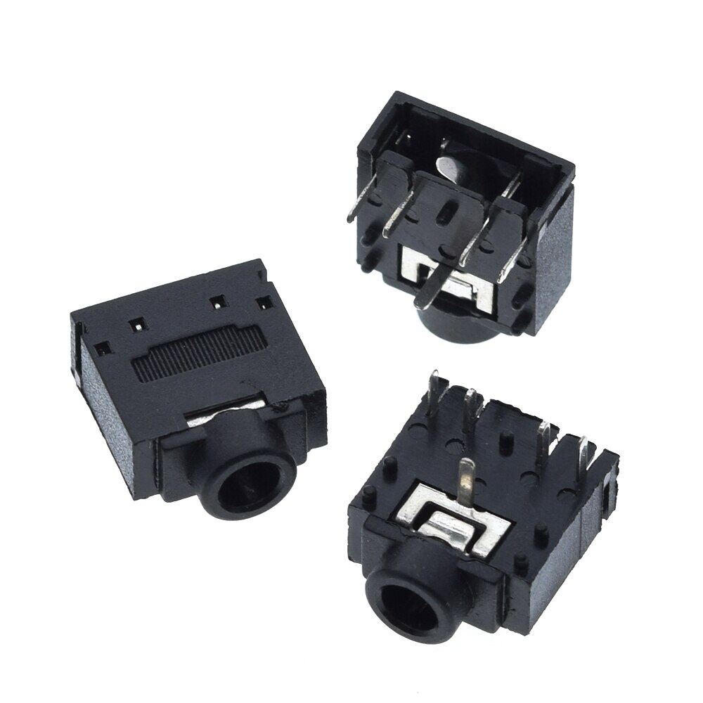 10pcs pj-307 pj307 3.5mm stereo jack socket audio jack connector pcb 3f07
