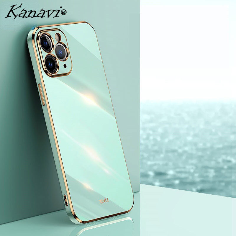 For infinix hot 8 hot 8 pro hot 9 hot 9 pro hot 9 play hot 10 hot 10s hot 11 hot 11s hot 11s nfc fashionable straight edge electroplated solid color silicone shockproof mobile phone case