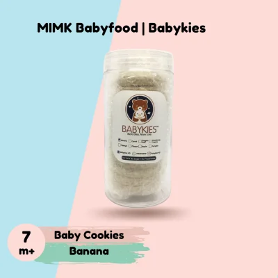 MIMK BABYFOOD Banana Cookies by Babykies Biskut Pisang 200g (7m+)