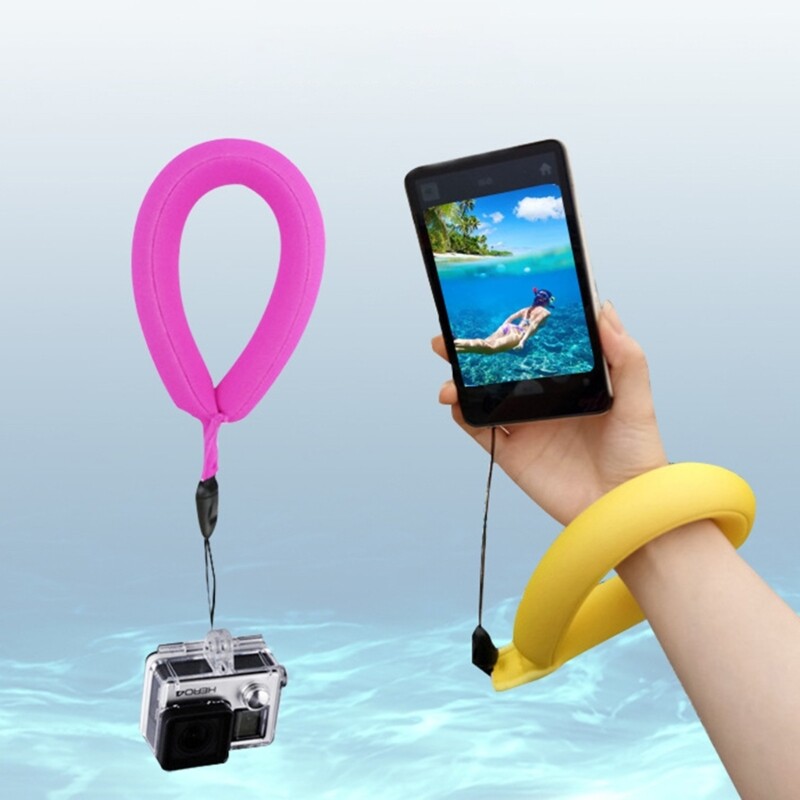 Underwater Camera Hand Grip Camera Strap Lanyard Waterproof Camera Float Foam Floating Strap Camera Floating Wristband