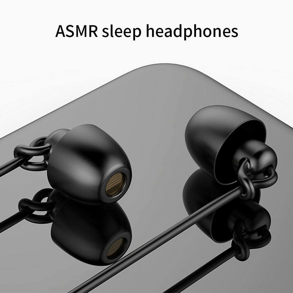 [SONGFUL] 3.5mm Wired Sleep Earphone Anti-Noise In-Ear Headphones Earbuds