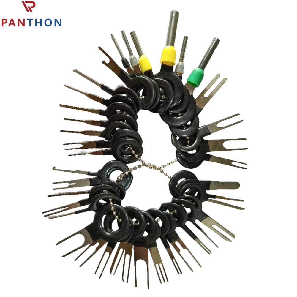 PANTHON Terminal Removal Tool Kit Terminal Ejector Kit for Car Pin Wire Connector Puller Repair Key Removal Tools