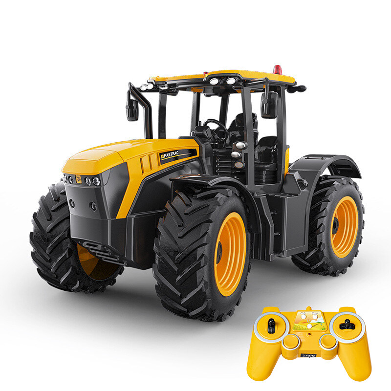 TOYSMARS DOUBLE E JCB Licensed Remote Control Farm Tractor E359003