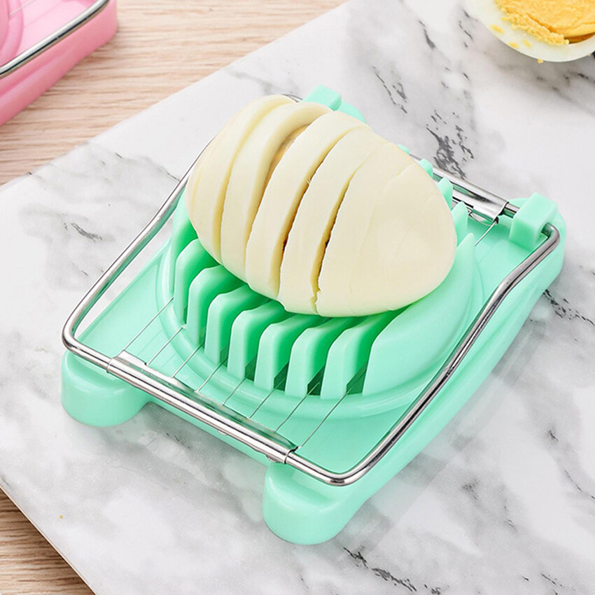 Nhà bếp dụng cụ cắt trứng thép không gỉ Dụng cụ cắt trứng luộc đa chức năng dụng cụ tách trứng sáng tạo tiện ích phụ kiện nhà bếp