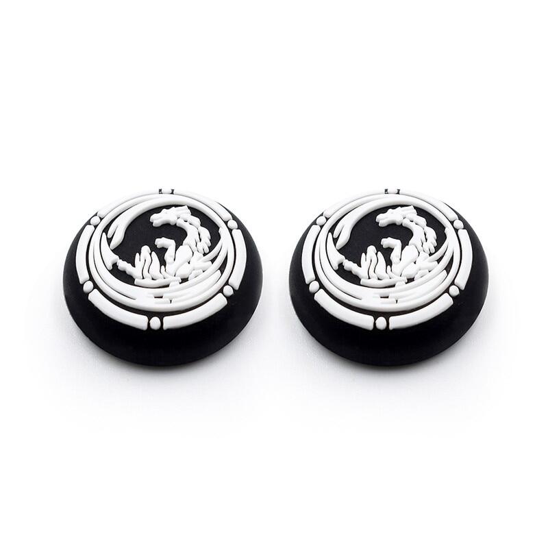 Narsta 2pcs thumb stick grip caps joystick soft silicone thumbstick cover case for playstation5 ps5 ps4 ps3 ps2 xboxone switch pro controller