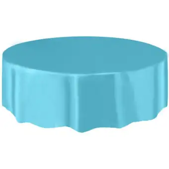 teal table cover