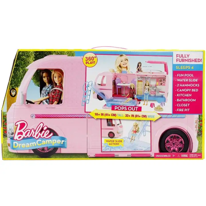 barbie camping playset