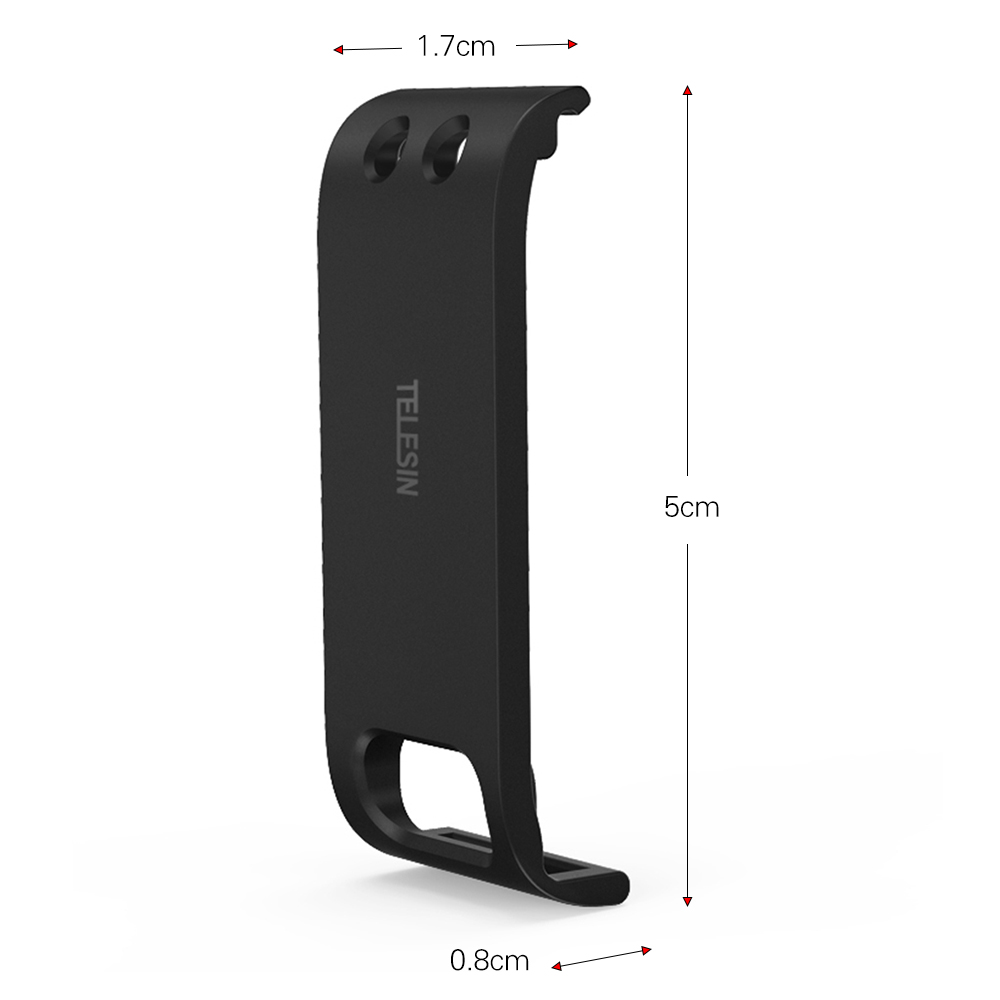 TELESIN Nắp Bên Hông Pin Bảo Vệ Kèm Cổng Sạc Type-C Và Dây Đeo Thay Thế Dành Riêng Cho GoPro Hero 9 10