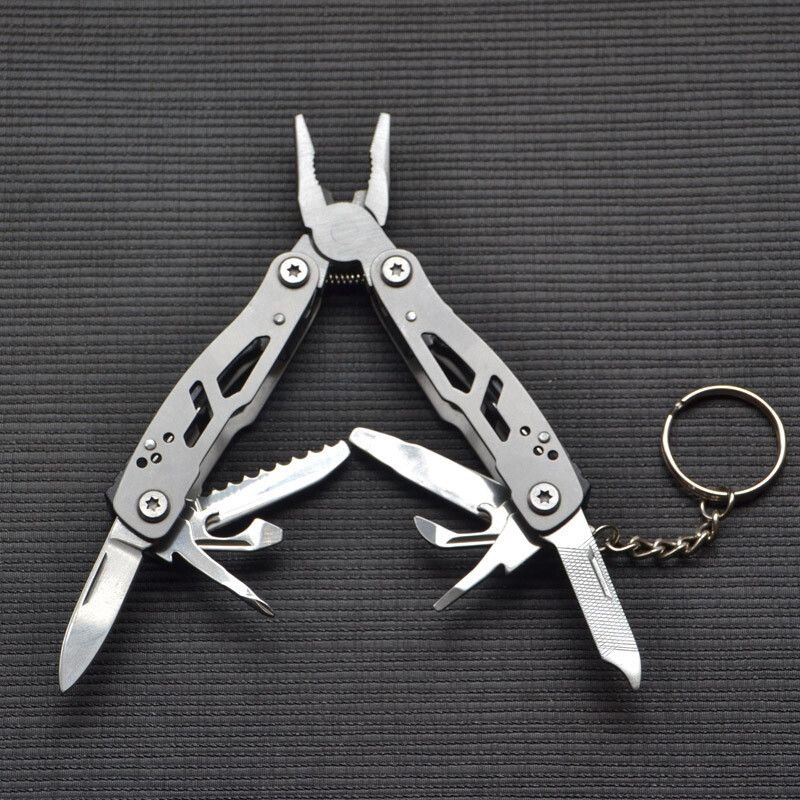 Mini Multifunctional Plier Foldable 14 in 1 Stainless Steel Portable Multi Tool Plier for Outdoor