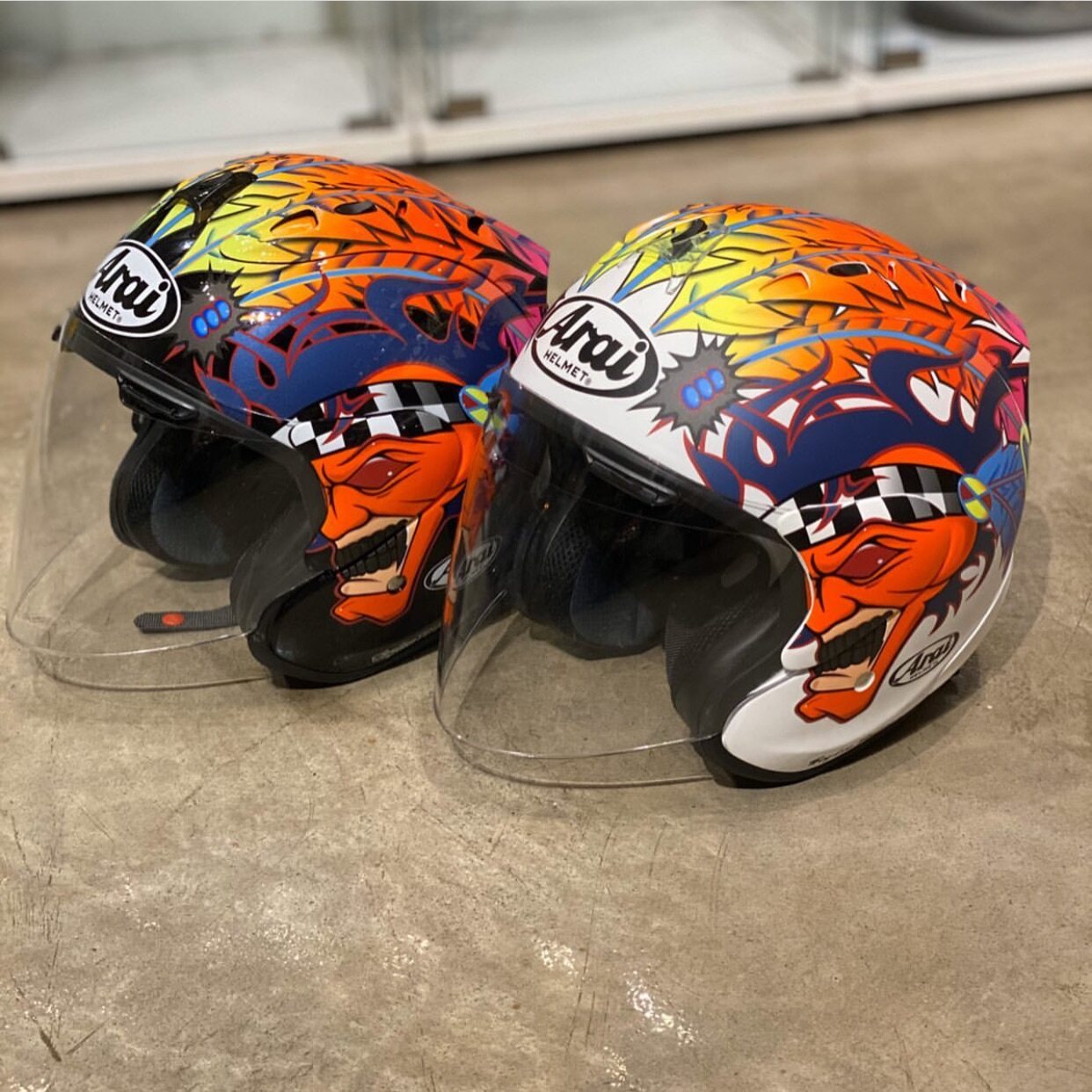 Helm Motor Arai Scott Russell Helm Arai Haga Outlet