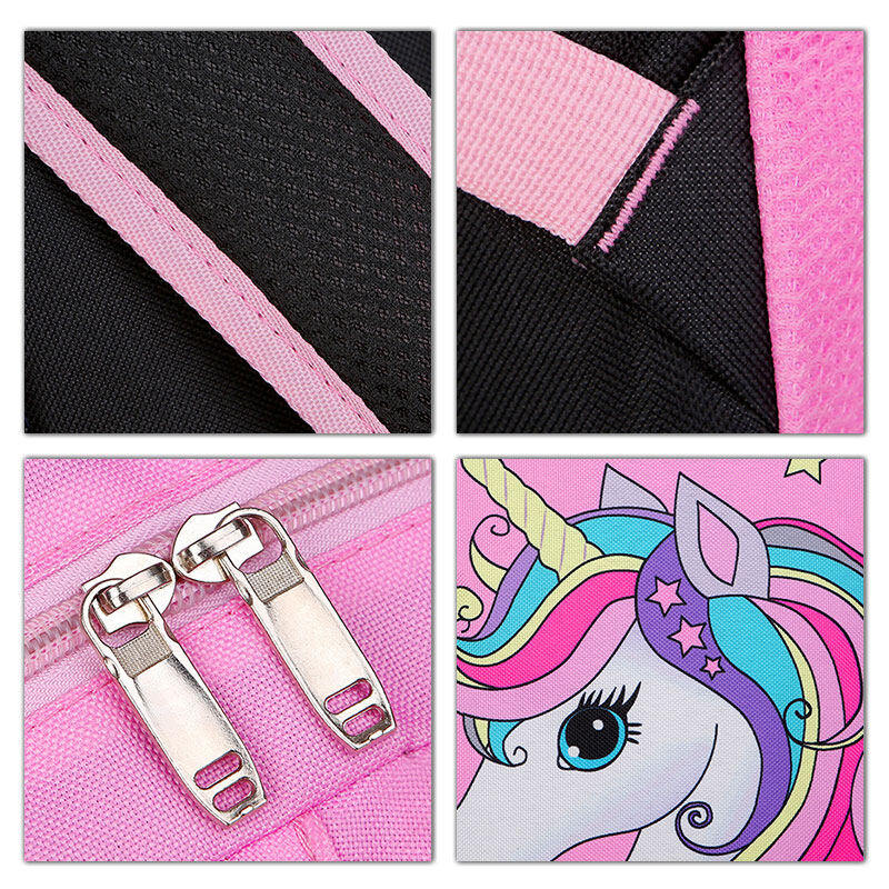 HS cartoon cute backpack Kindergarten student backpack unicorn cartoon pattern small school bag