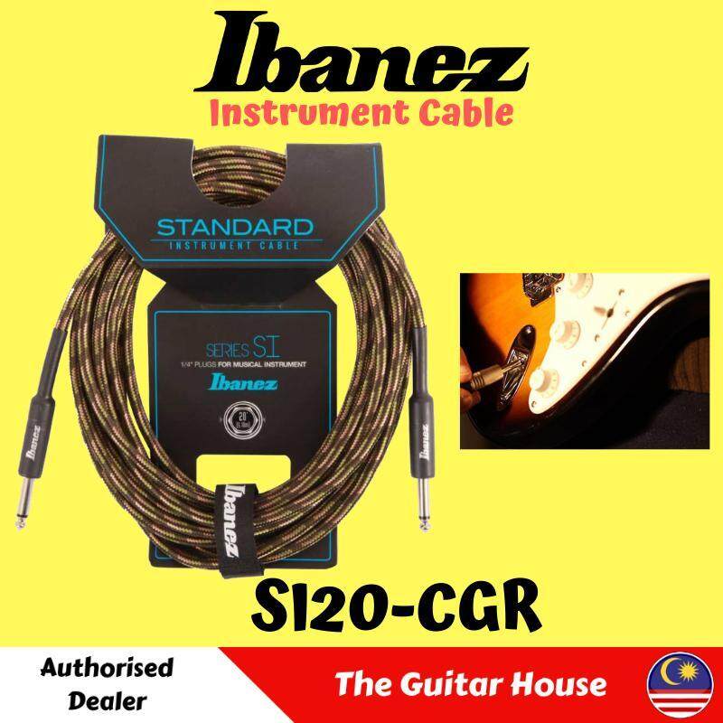 Ibanez SI20-CGR Woven Guitar Cable, 20ft (SI20CGR) Malaysia