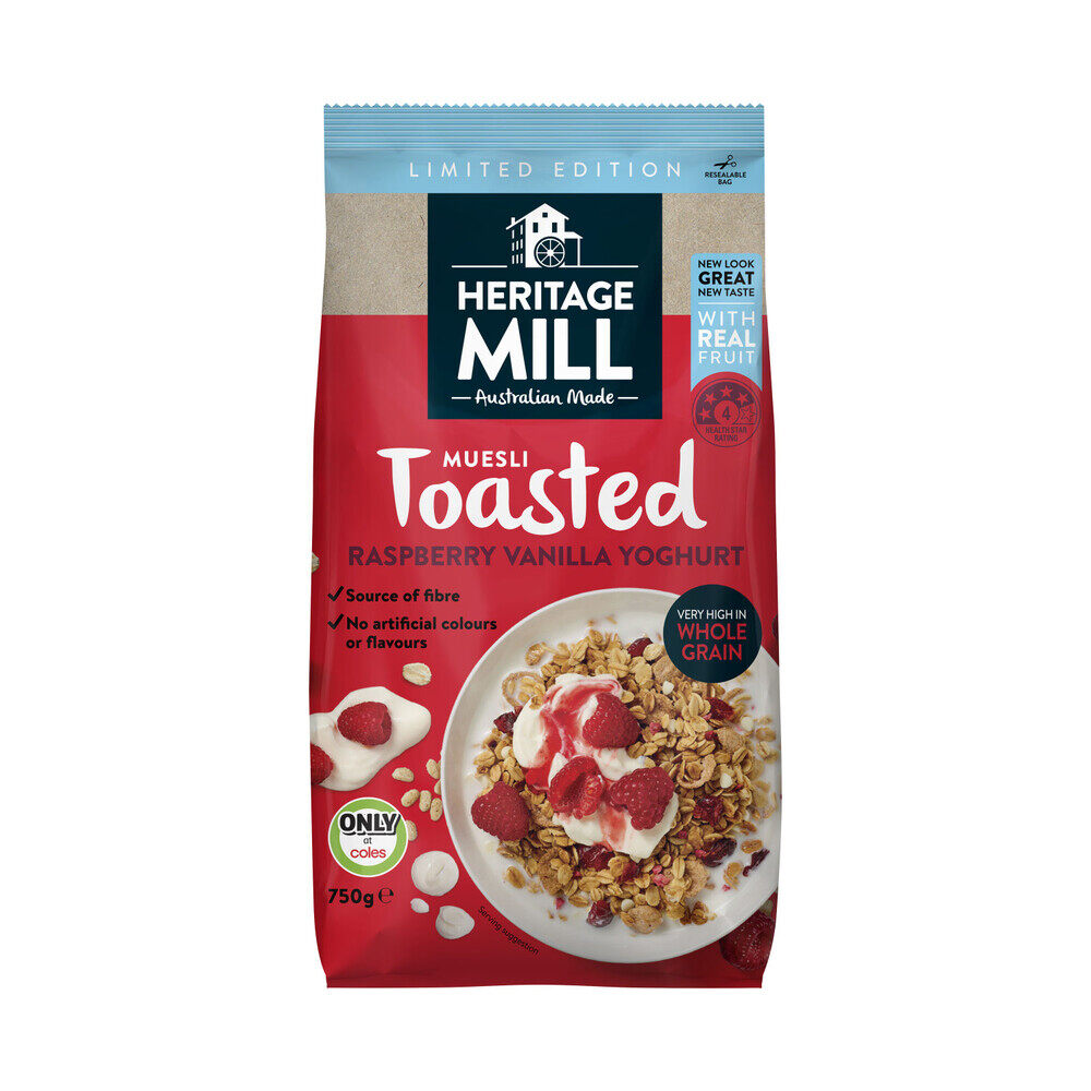 (AUSTRALIAN PRODUCTS)Heritage Mill Muesli/Clusters Whole Grain Goodness Oat 750g Lazada