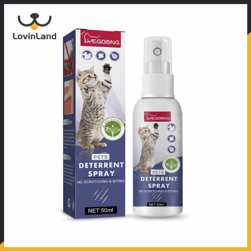 LovinlandPet No Chew Spray for Cats 50ml No Scratch Apray for Dogs