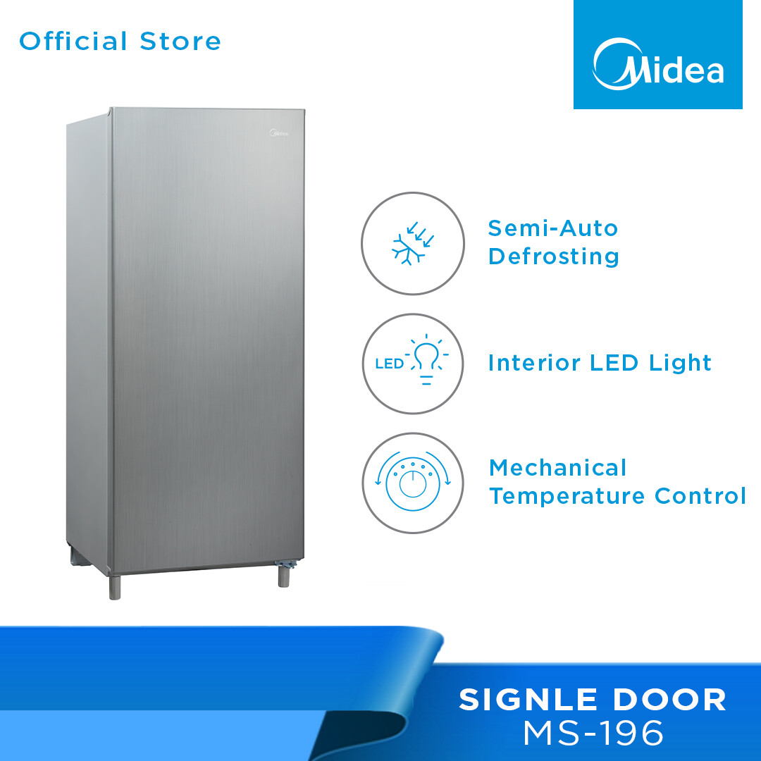 Buy Midea Ms 196 Gross 156l Single Door Refrigerator Fridge Peti Sejuk Malaycost