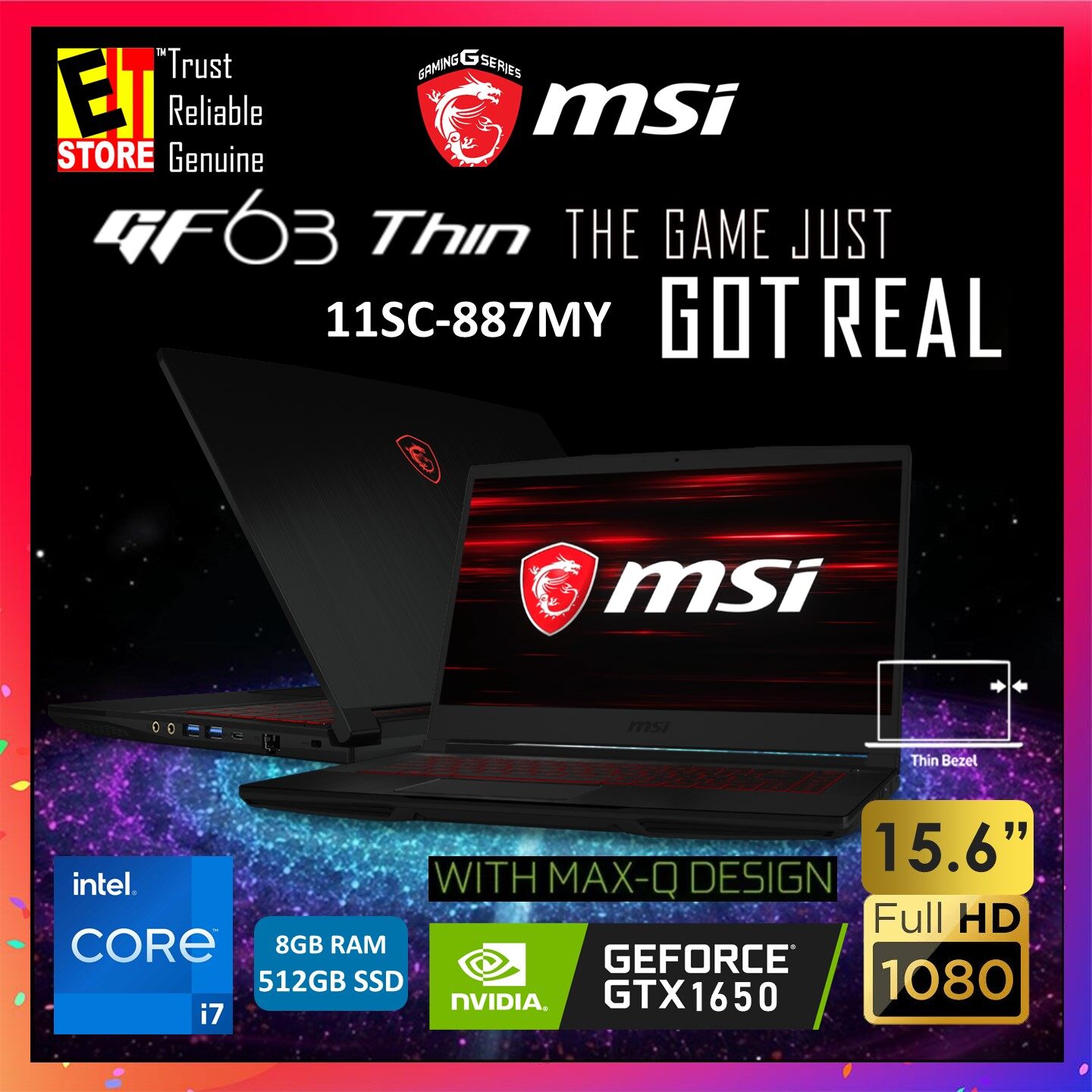 MSI GF63 Thin Price in Malaysia & Specs RM3549 TechNave