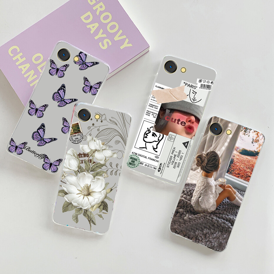 Ốp Lưng Ốp Điện Thoại TPU Mềm Trong Suốt In Hình Hoa Thời Trang, Ốp Cho Oppo F1s/Oppo A1601