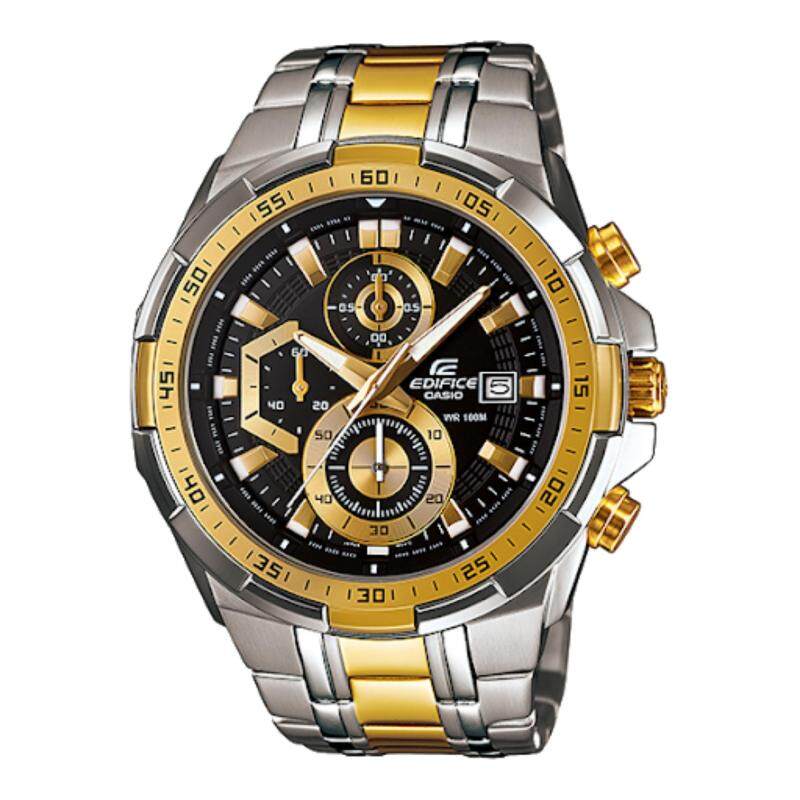 Blue Moon Valley Casio_Edifice Efr 539 Silver Black Semi Gold Men Watch Malaysia