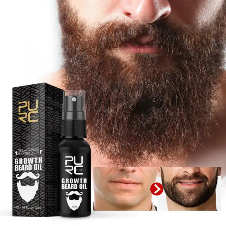 Growth Beard Oil Grow Beard Thicker More Full Thicken Hair Beard