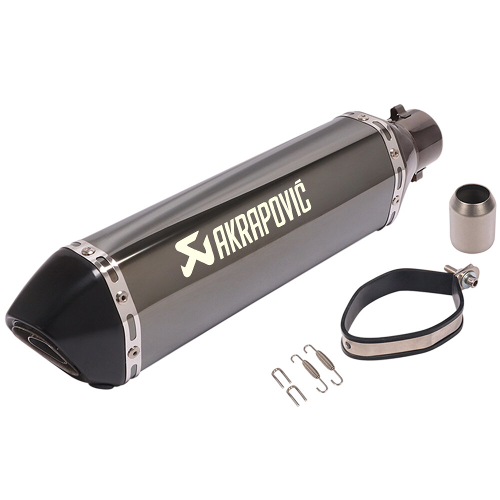 Akrapovic รถจักรยานยนต์สากลท่อไอเสีย51มม.หนี Moto ดัดแปลงท่อไอเสีย