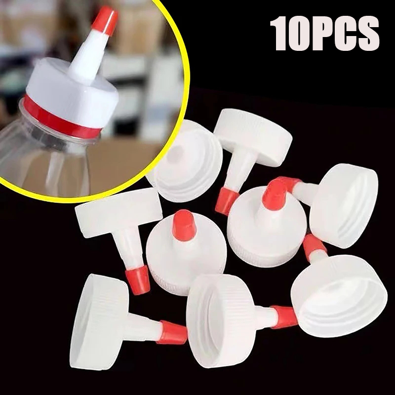 Polocaat 1-10 cái công tắc đầu chai nước khoáng chuyển đổi đầu bịt kín đầu thay thế Bộ chuyển đổi đầu nắp dầu chống rò rỉ bằng nhựa