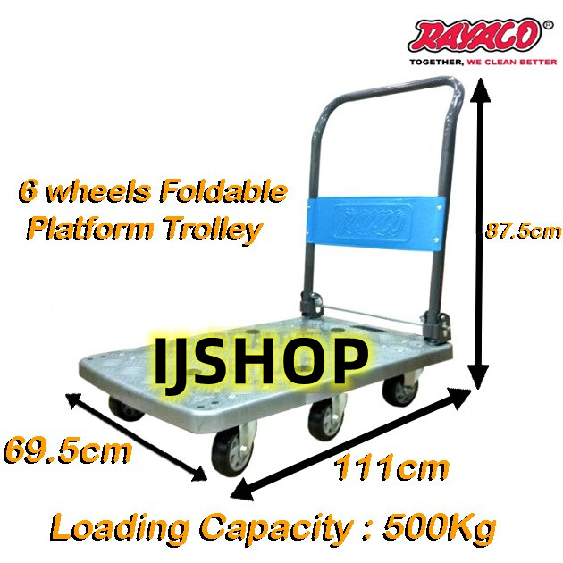 100 ORIGINAL RAYACO 500kg Heavy Duty Industrial Hand Truck / trolley
