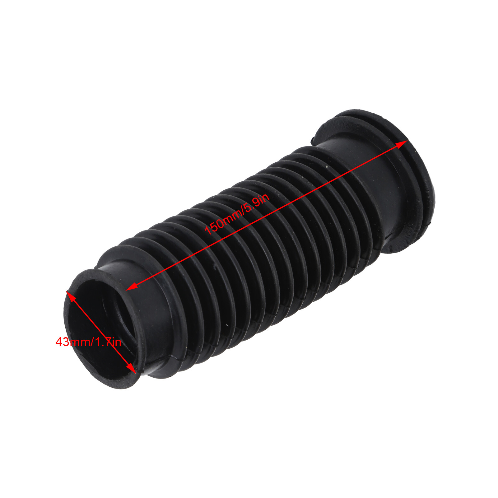 Air Filter Inlet Hose Long Service Time Air Filter Intake Hose Compressible for Motorcycle for Scooter