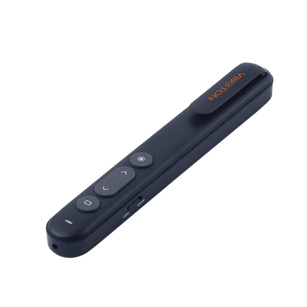 KKmoon VIBOTON PP-936 2.4G Multimedia Remote Control Wireless for Powerpoint Presentation Presenter Laser Pointer PPT Flip Pen