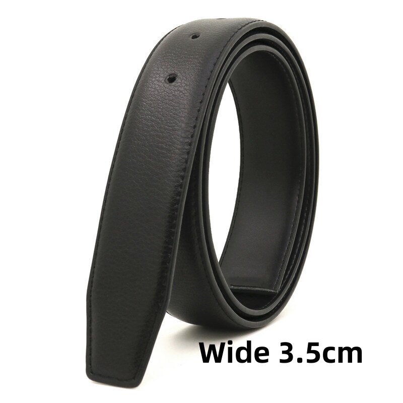 Belt strap for men man men belt dây thắt lưng da nam dây thắt lưng da bò 2.8/3.0/3.3/3.5cm cho khóa chốt dây đeo thắt lưng không có khóa