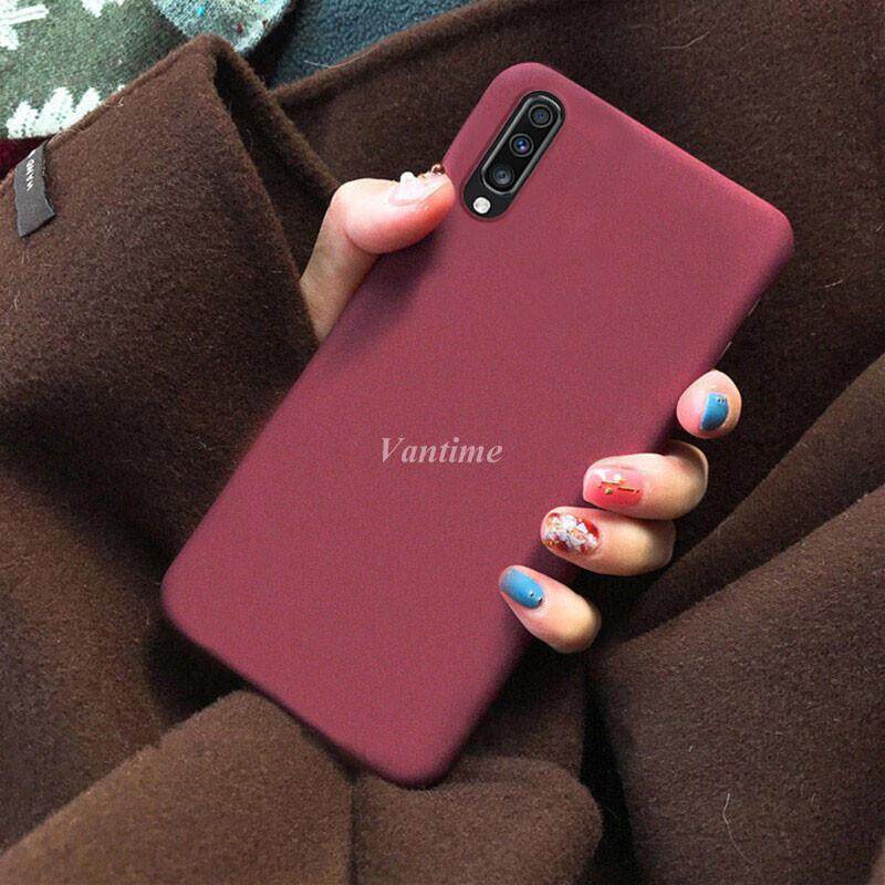 Vantime Case for Samsung Galaxy A50s A30s A50 Soft Sandstone Case Ultra Thin Matte Back Protective Casing Cover