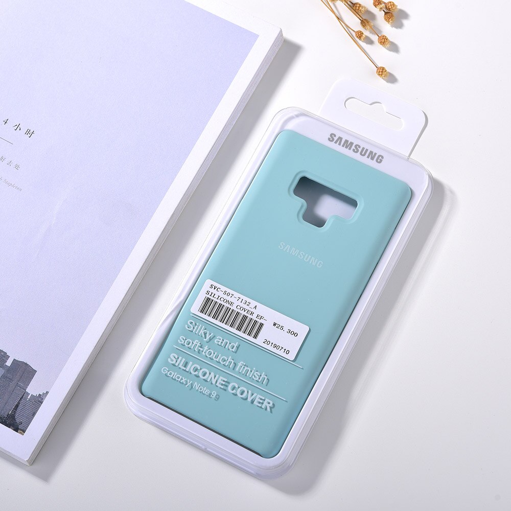 Original Samsung Note 9 Liquid Silicone Case Soft-Touch Silky Finish Protective Cover For Samsung Galaxy note9 Note 9 With Box