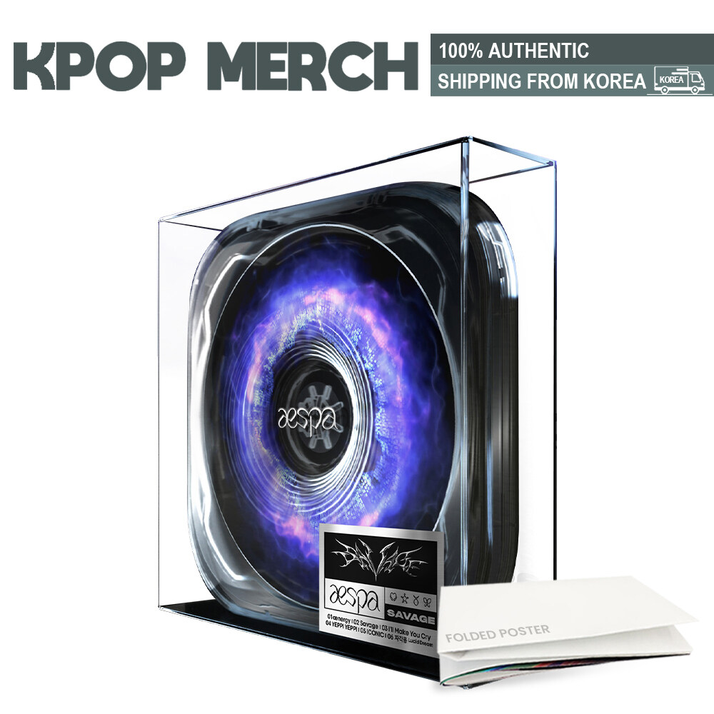 K-POP・アジア aespa 1st mini album SAVAGE (P.O.S ver.) AESPA SAVAGE 1ST MINI ALBUM | P.O.S VER (CASE VER) - Kpop USA