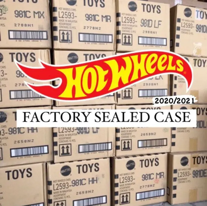 hot wheels sealed case 2021