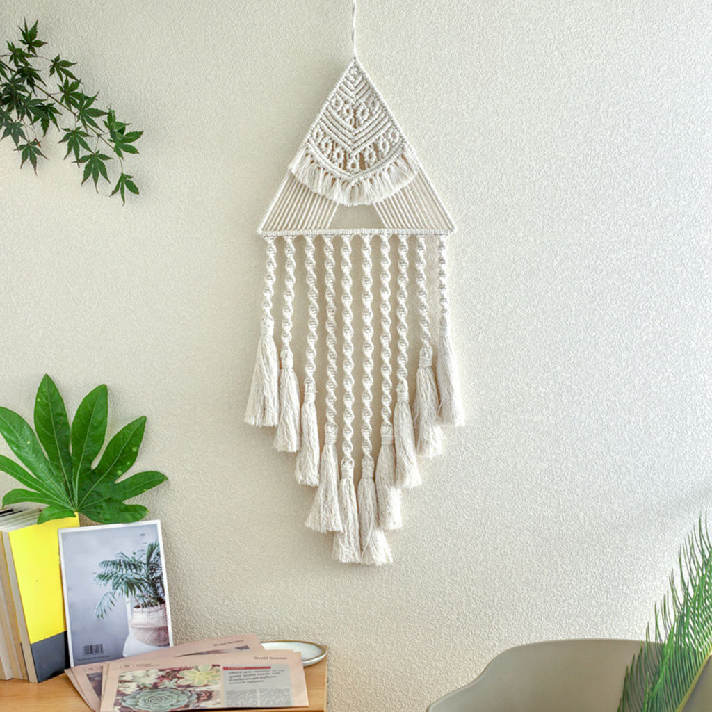 Blesiya Hand Woven Dream Catcher Macrame Wall Hanging Boho Tapestry for Home Decor