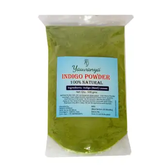 Yauvanya Pure Indigo Powder Natural Hair Color Or Herbal Hair Dye