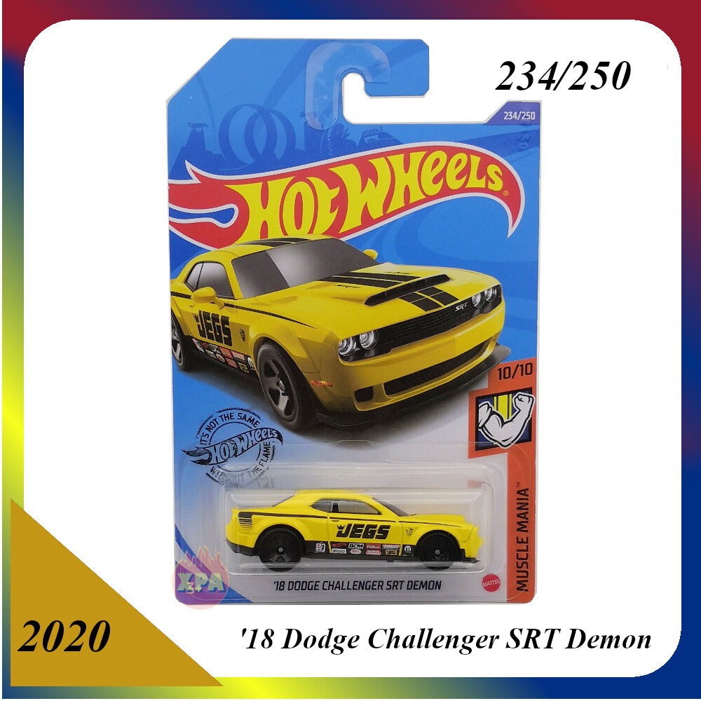 dodge challenger demon hot wheels