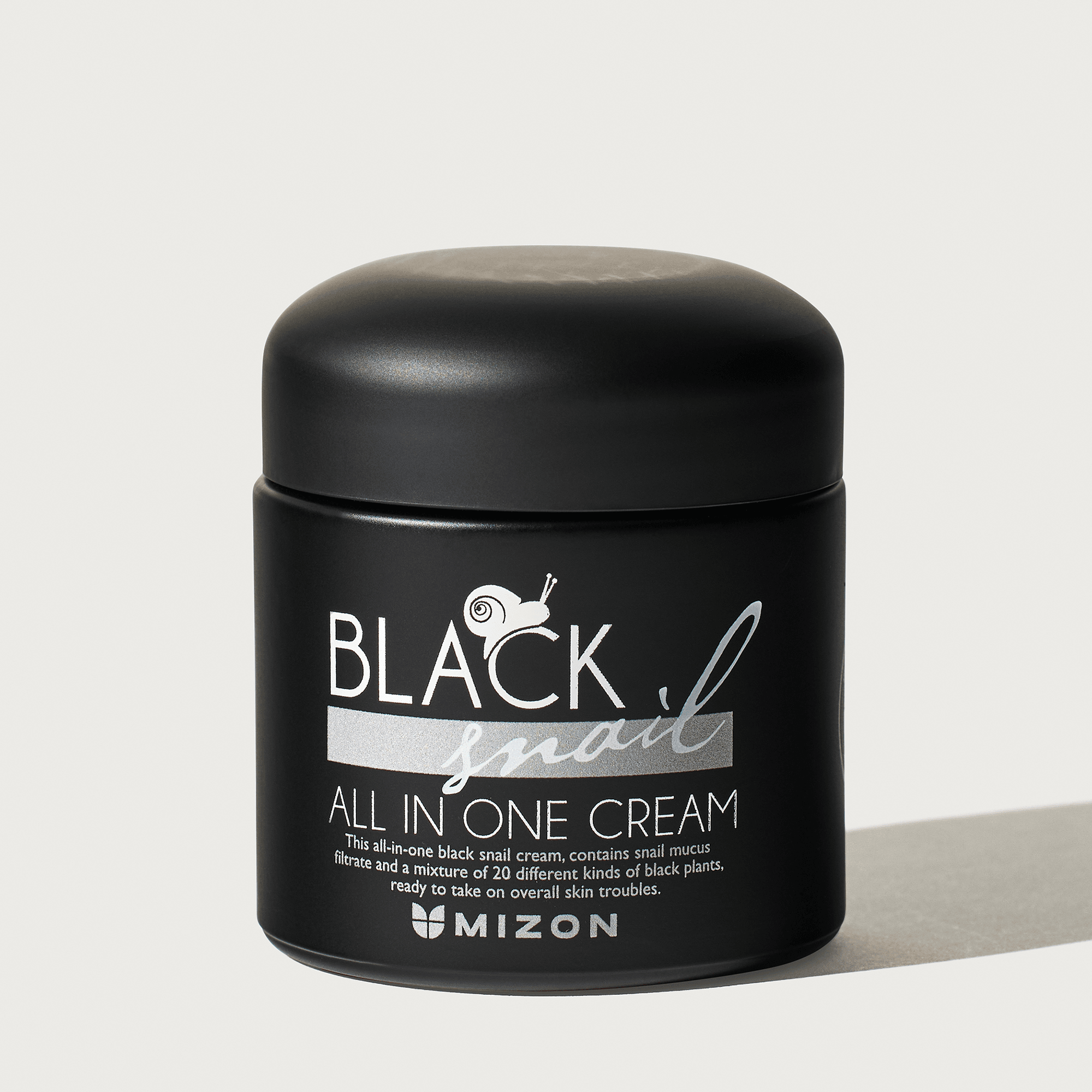 Mizon Black Snail All in One Cream - Multi-Functional Facial Skincare for Revitalized Skin, Restores Youthful Radiance, Suitable for all skin types