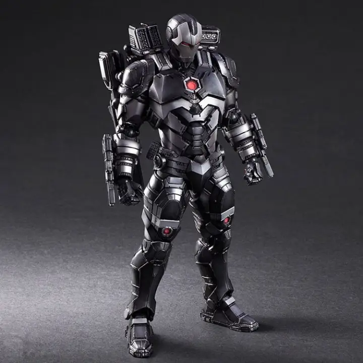 black iron man toy