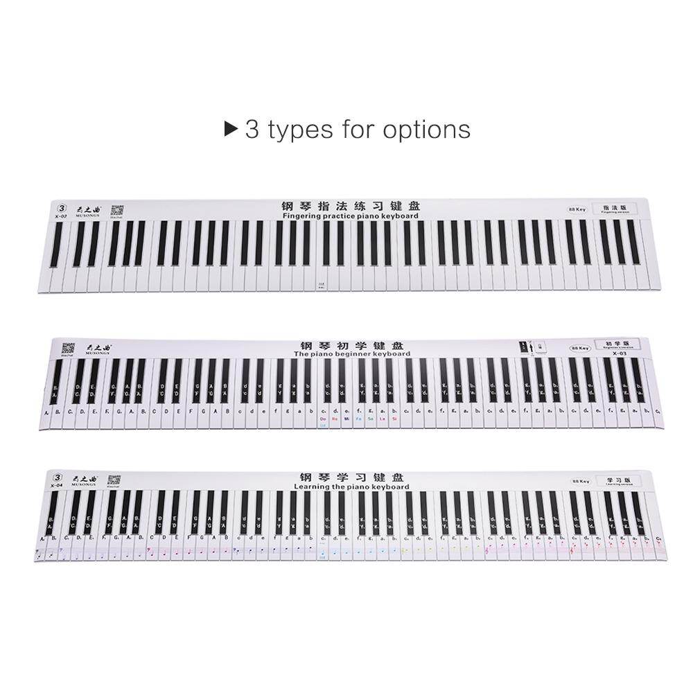 Phiên Bản Ngón Tay 88 Phím Bàn Phím Đàn Piano Biểu Đồ Thực Hành Ngón Tay Công Cụ Hỗ Trợ Giảng Dạy Đàn Piano