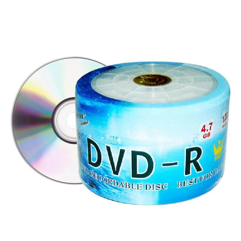 Techtopest-50 Pack DVD-R DVDR 16X 4.7GB/120Min Write Once Blank Media Record Disc