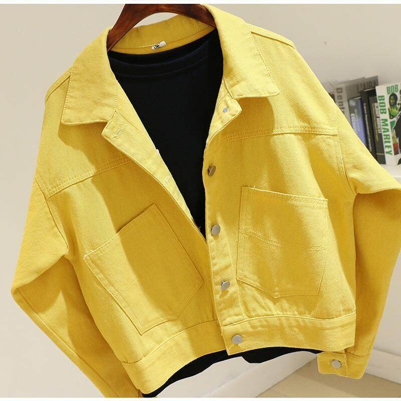 Denim Yellow Candy New Spring Summer Women's Thin Purple Jacket