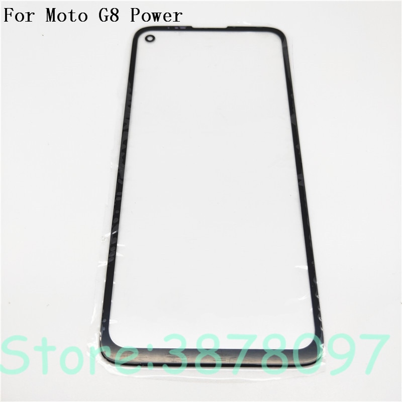Original Outer Glass For Motorola Moto G8 Power LCD Display Touch Screen Front Glass Panel Repair Replacement Parts