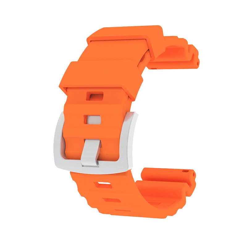 NORTH EDGE Soft Colored Silicone Rubber Watch Strap Steel buckle Outdoor Sports 24mm Quick Release Sports Watch Strap